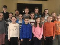 Piano students volunteer at nursing homes