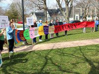 Tax Day vigil promotes human needs