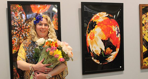 Springtime blooms at Needham Library gallery