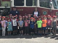 Westwood Nursery School visits farm, FD