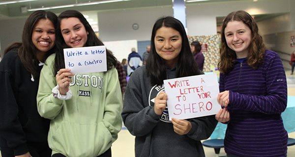 Needham High feminists ‘GEC’ together