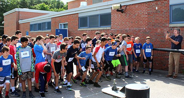 Blake students run mini-marathon