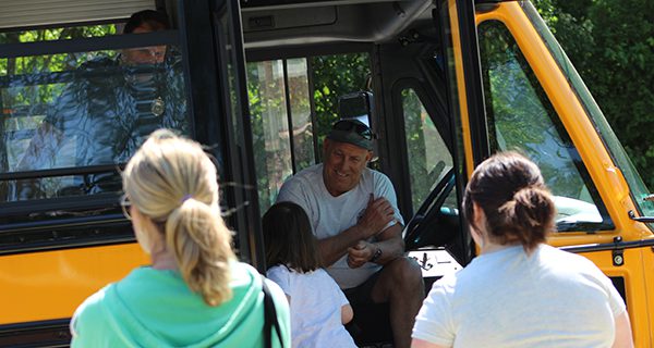 Westwood kids learn bus safety
