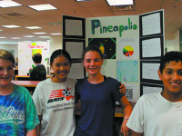 Sixth graders show off civ projects
