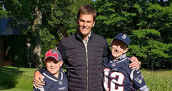 TB12, Westwood’s Ventola share a moment