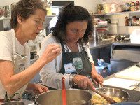 Powisset cooks whip up dessert