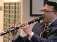 Clyde Wheatley entertains Needham seniors