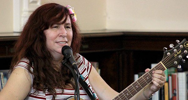 Colette O’Connor takes Medfield Library stage