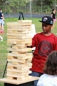 Precision is key - one small mistake, and it will all come tumbling down. Photos by Daniel Curtin 