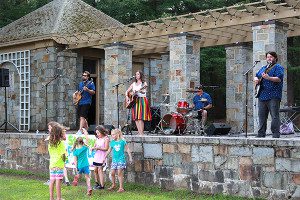 Stacey Peasley performed as group of girls danced away to hr music. Photos by Daniel Curtin 