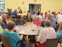 Seniors celebrate summer cookout