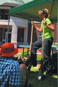 Pollinate New England coordinator Annie White talks about proper garden site preparation. 