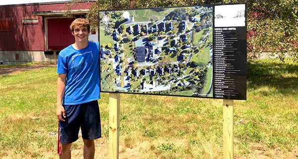 Medfield’s Gipson completes Eagle Project