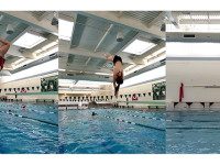 Walpole divers making a splash