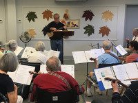 Caryl Center hosts ukulele class