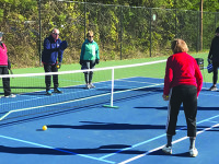 Seniors serve, volley at pickleball