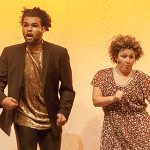 Miles Wheeler as George and Sara Kates as Rosie get down to ‘Move That Thang’ in ‘The Wedding Singer.’