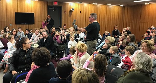 Library hosts live owl presentation