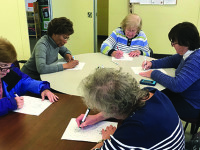Walpole senior citizens compete at puzzles