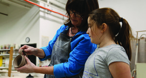 Where once there was a mound of clay, now there is a perfectly formed mug. 