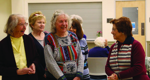 The COA’s January birthday ladies are put in the spotlight for a singing of ‘Happy Birthday.’