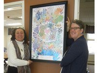 FBC presents poster to COA