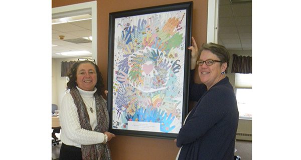 FBC presents poster to COA