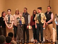 Troop 185 holds Court of Honor