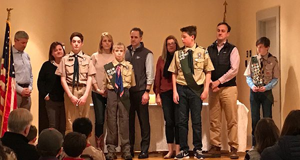 Troop 185 holds Court of Honor