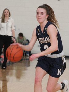 Marianna Jantzen (pictured) takes the ball up the wing.