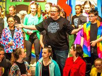 Middle schoolers present colorful theater production