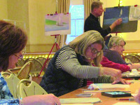 Pastel workshop renders colorful evening