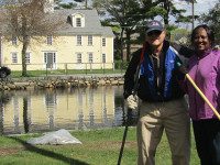 Community groups clean up Medfield