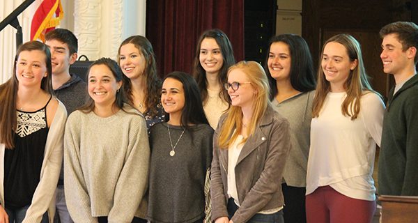 Youth & Family Services awards volunteers