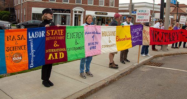 Peace and Justice Group holds rally