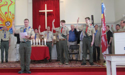 Resker and Clare, Eagle Scouts