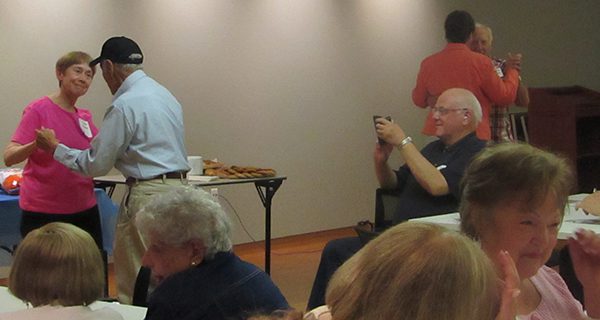 Seniors sway to swing band