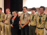 Seven Eagle Scouts recognized in Needham