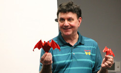 Library hosts origami masters teaching craft