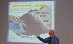 Richard Little rocks the Wellesley Library