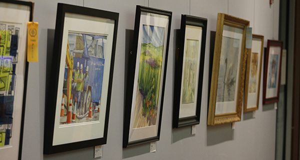 NAA exhibit beautifies library