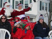 Santa Claus comes to town