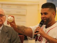 Delcarmen and Flavin visit Medfield COA