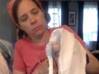 Library crafters work through Zoom