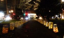 Legion honors veterans with luminary bags