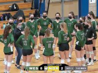 Wolverine volleyball wins on Senior Night