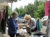 Community Council thrift shop camps out