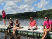 Seniors enjoy a camp day