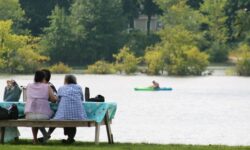 Everything peaceful at Buckmaster Pond