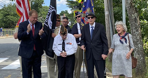 Borrelli Memorial Bridge dedicated in Needham